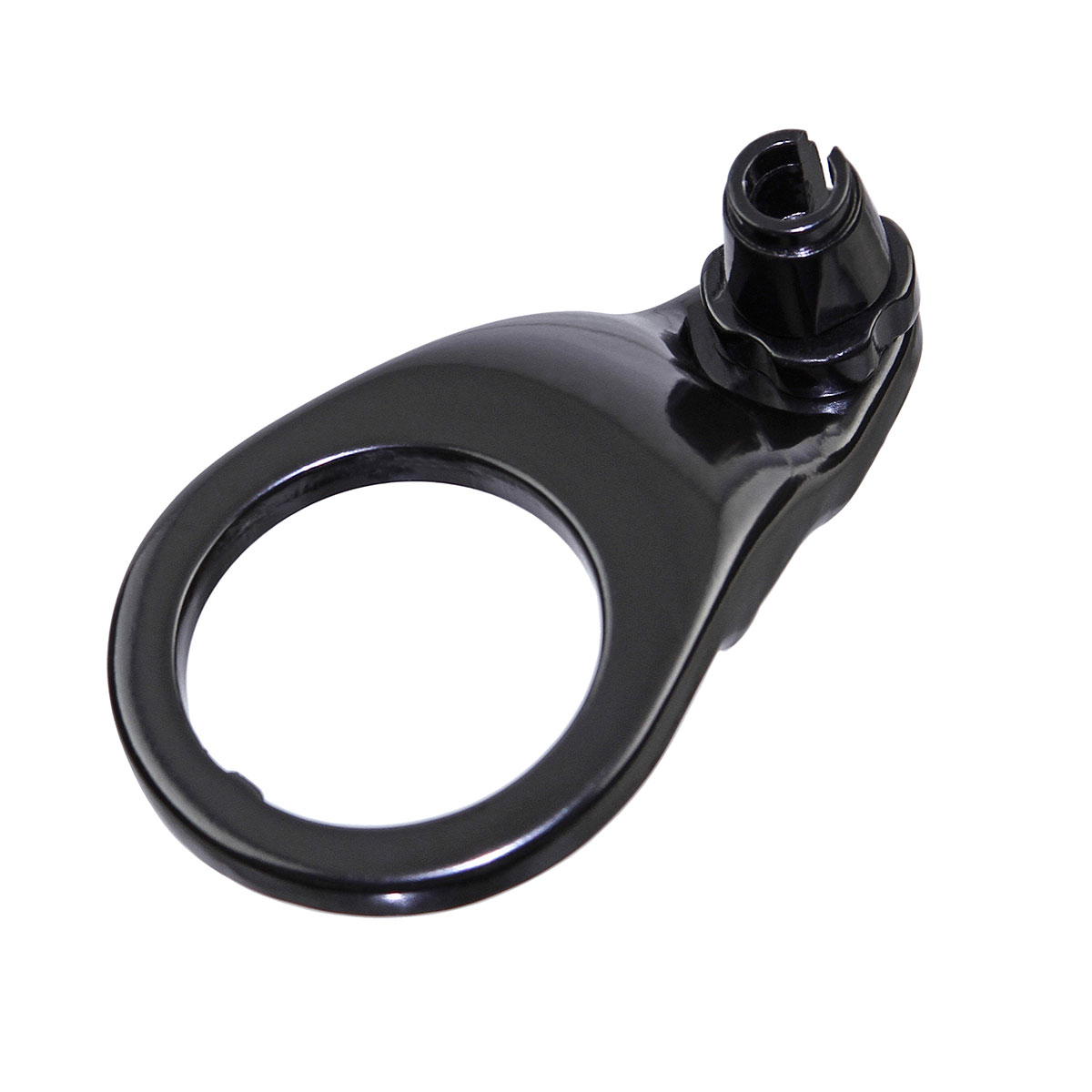 Alloy Front Cable Hanger 1-1/8 W/Adjuster Black.